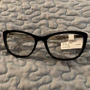Versace glasses black and gold (brand new)